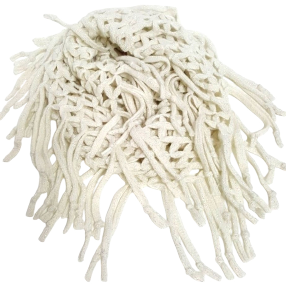 Justice Infinity Scarf - White/Silver